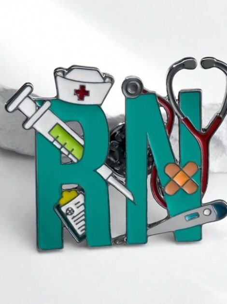 RN Registered Nurse - nursing pin enamel brooch