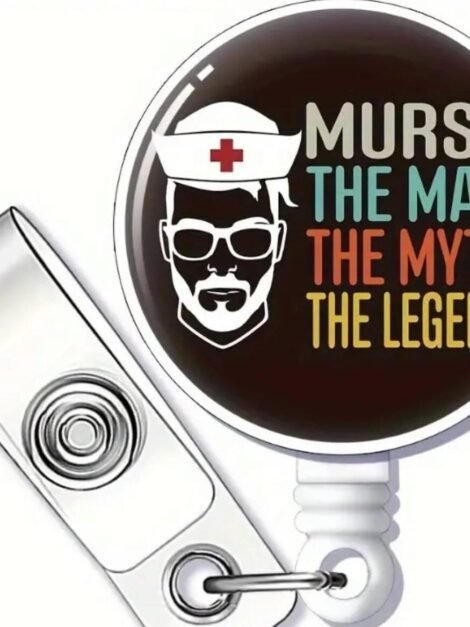 Nurse Badge - Murse the men the myth the legend