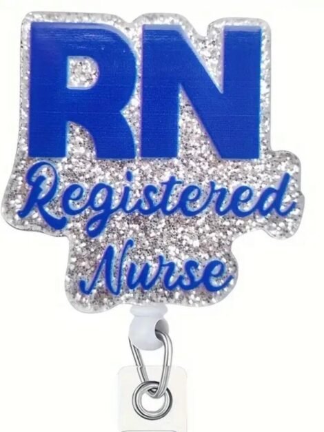 Plastic Nurse Badge - Registered Nurse